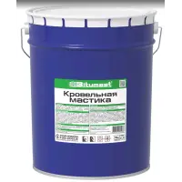 Мастика BITUMAST кровельная,ведро 21,5л,18кг РАСХОД 0.5 кг/м.кв