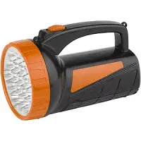 Фонарь прожектор Трофи TSP19 Акку 4V2Ah, 19+18xLED, ЗУ 220V, карт