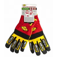Перчатки кожа /спандекс DDE shock-PROTECT, размер L