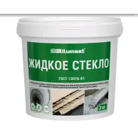 Клей ЖИДКОЕ СТЕКЛО BITUMAST 3кг