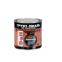 Грунт-эмаль по ржавчине с молотковым эффектом 3 в 1 DALI коричневая 0,75л