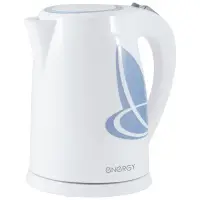 Чайник ENERGY E-211 (1,8 л диск) бело-голубой*