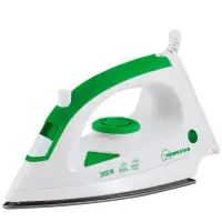 Утюг HOMESTAR HS-4001 бело-зеленый (2000Вт, пар, тефлоновая подошва)*