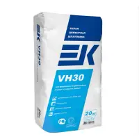 Шпаклевка цементная EK VH30 влагостойкая базовая серая 20 кг