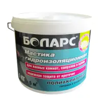 Мастика гидроизоляционная БОЛАРС полиакриловая 5 кг