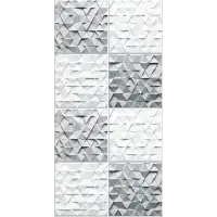 Панель ПВХ 0,25*2,7м фотопечать 8260 Серая плитка (Changeling)