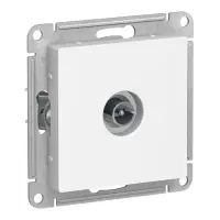 Механизм розетки телевизионной TV AtlasDesign коннектор бел. Systeme Electric ATN000193