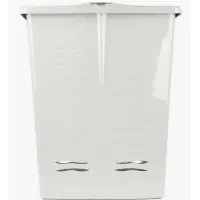 Корзина для белья Keeplex Regular с откидной крышкой 60л 48х34,5х59,5см белое облако