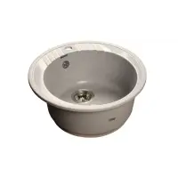 Мойка композитная GRANFEST Rondo d520 Серый круглая