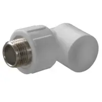 Угол комбинированный PPR 20x1/2" с наружной резьбой Россия