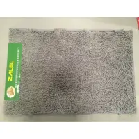 Коврик для ванной ZALEL Макароны латекс 60*90 серый