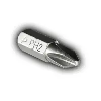 Бита отверточная PH-2 х 25мм, 2шт, ПРАКТИКА "Профи", блистер