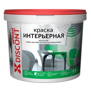 Краска ВД ОРЕОЛ ДИСКОНТ интерьерная белая матовая 25 кг