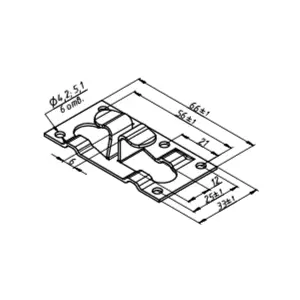 Вентфасад / подсистема цинк краска PE / Кляммер угловой оцинкованный RAL ** 8-10мм 1,2мм