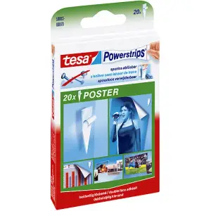 Липучка двухсторонняя для плаката 20шт Powerstrips