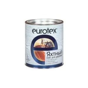 Лак яхтный полуматовый Eurotex 2л (алкидно-уретановый)