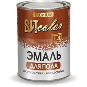 Эмаль ПФ-266 золотисто-коричневая 1,9кг ВИТ color быстросохнущая для пола (сушка 7 часов)