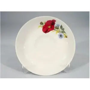 Блюдце Добруш чайное 150мм 9С0853/ 3С0694 ф.291 Маки Красные