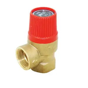 Клапан TIM мембранный предохранительный 3 бар, 1/2" внутр - 1/2" внутр