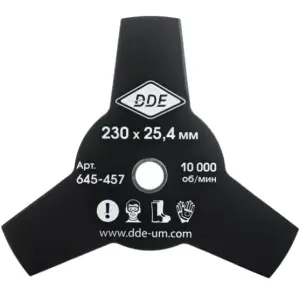 Диск для триммера DDE GRASS CUT 3-хлопастной, 230 х 25,4мм (толщина = 1,4 мм)