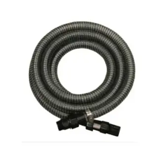 Шланг для воды всасывающий 25 мм, 4 метра, резьба 1", с пластиковым клапаном, QUATTRO ELEMENTI