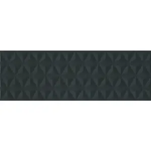 Плитка KERAMA MARAZZI Диагональ черный структура обрезной 25x75x11арт. 12121R
