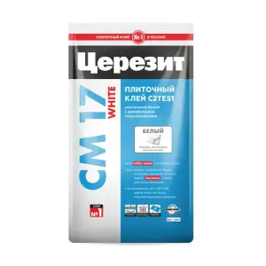Клей плиточный CERESIT CM 17 Аэрогель БЕЛЫЙ для мозаики и мрамора 5 кг
