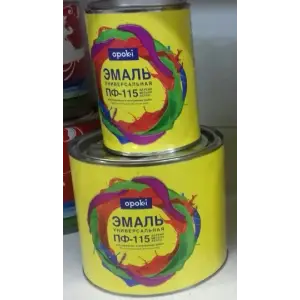 Эмаль ПФ-115 синяя 0,8 кг OPOKI