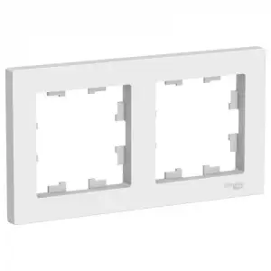 Рамка двухместная AtlasDesign универс. белая Systeme Electric ATN000102