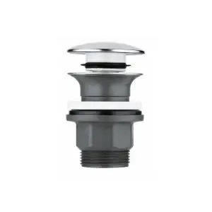 Клапан донный Grohe съемная пробка, закрывающийся (хром)