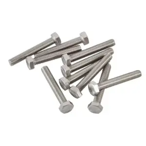 Болт с гайкой и шайбой М8х100 DIN 933 цинк (уп 2шт) SteelRex