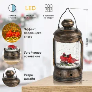 Фигурка светодиодная Красный кардинал 1 LED, IP20, ЭРА ENGDS-12*