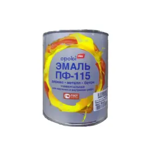 Эмаль ПФ-115 зеленая 5кг Opoki PRO