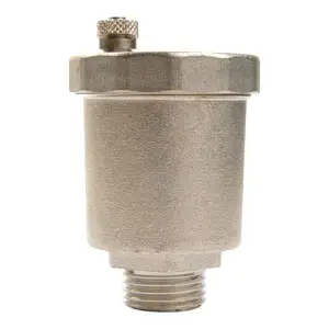 Воздухоотводчик автоматический STI 1/2" никель