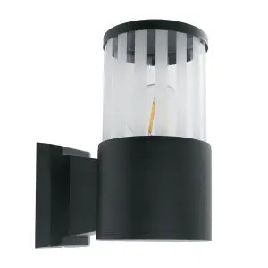 Фонарь уличный Feron DH0901 230V E27 черный (на стену вверх)