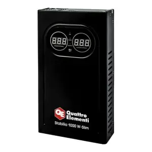 Стабилизатор напряжения QUATTRO ELEMENTI Stabilia 1000 W-Slim (1000 ВА, 140-270 В, настенный)