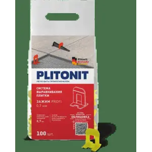 Зажим СВП PLITONIT SVP-PROFI 0,7мм., 100 шт
