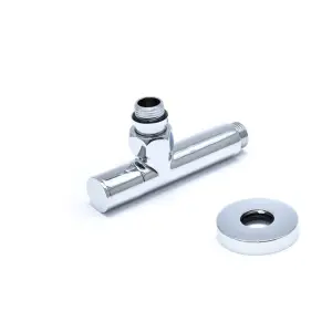 Вентиль запорный угловой НР-НР с отражателем 1/2" х1/2" (пара)