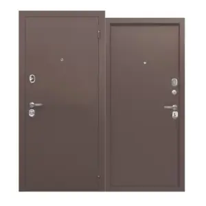 Дверь мет. FERRONI 9см 860х2050 "Л" Медный антик/ Медный антик