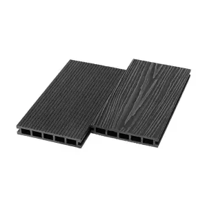 Доска террасная RUSDECKING UNODECK ULTRA графит 150х24х3000мм