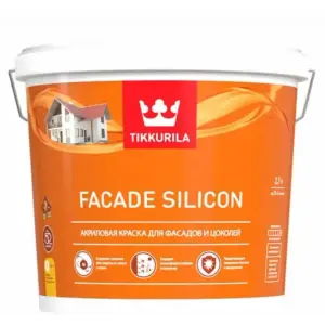 Краска ВД фасадная акриловая глубокоматовая База C TIKKIVALA Facade Acrylate 9л