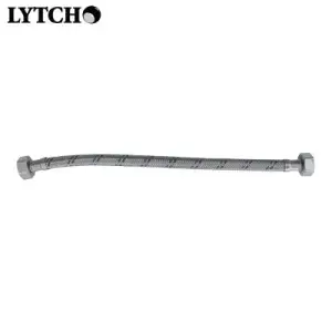 Подводка гибкая для воды 1/2" вн-вн 30 см, стальная оплетка (Lytcho)
