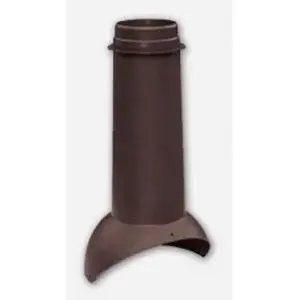 Вентиляционный выход KROVENT Pipe-VT (коричневый) 110/450
