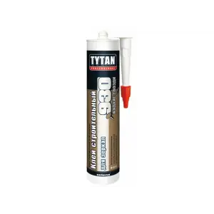 Клей строительный для зеркал №930 бежевый TYTAN Professional 380г
