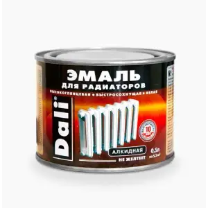 Эмаль для радиаторов DALI алкидная 0,5кг
