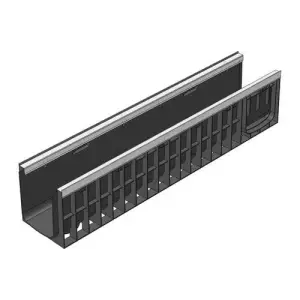Лоток водоотводный GIDROLICA Standart Plus DN200 C250 пластиковый (усиленный) 1000*248*238 мм арт.8224