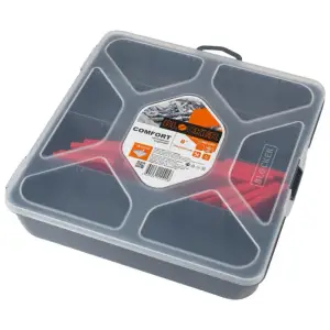 Органайзер BLOCKER Master-comfort 8" серо-свинцовый, 200х200х45мм