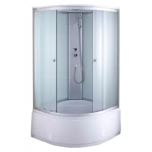 Кабина душевая NIAGARA 900х900х2150, высокий поддон, стекло МАТОВОЕ, арт. NG-2308-14