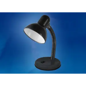 Лампа настольная Uniel черный TLI-204, 60W Е27 (пакет)