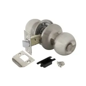 Ручка-защелка фиксатор Ajax (Аякс) DK682 SN-BK (6082 SN-B) матовый никель(39537)